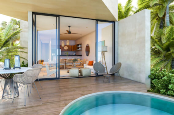 Beachfront Villa with Pool and Rooftop for Sale, Telchac Puerto, Yucat&aacute;n