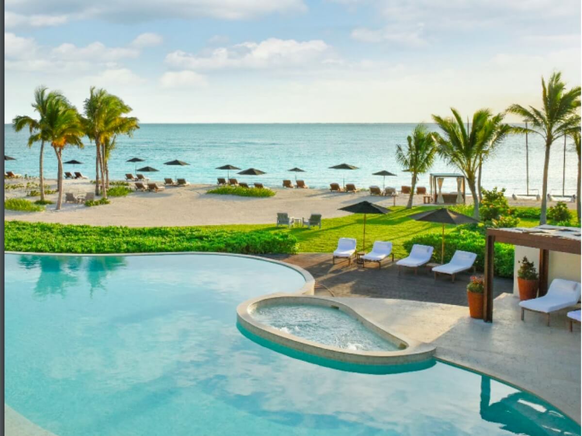 Ocean view apartment, in luxury condominium with oceanfront amenities, pre-construction for sale Corasol Playa del Carmen