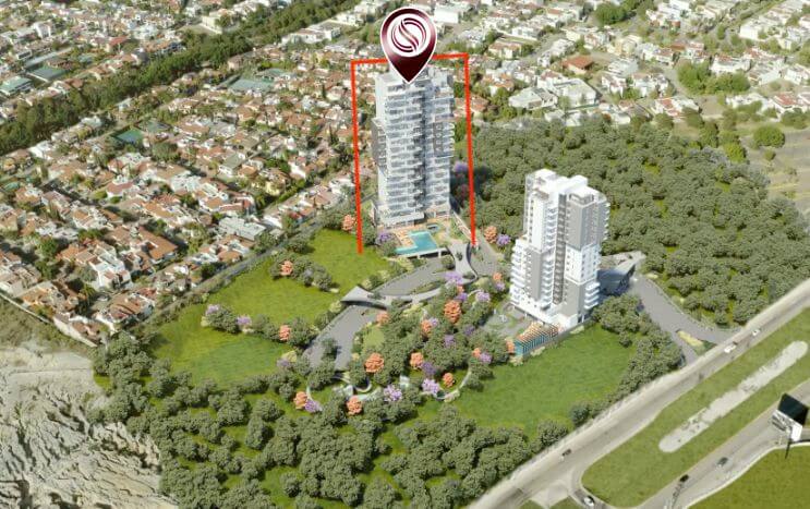 Luxury condominium with facial recognition, central park and luxury amenities for sale in Guadalajara.