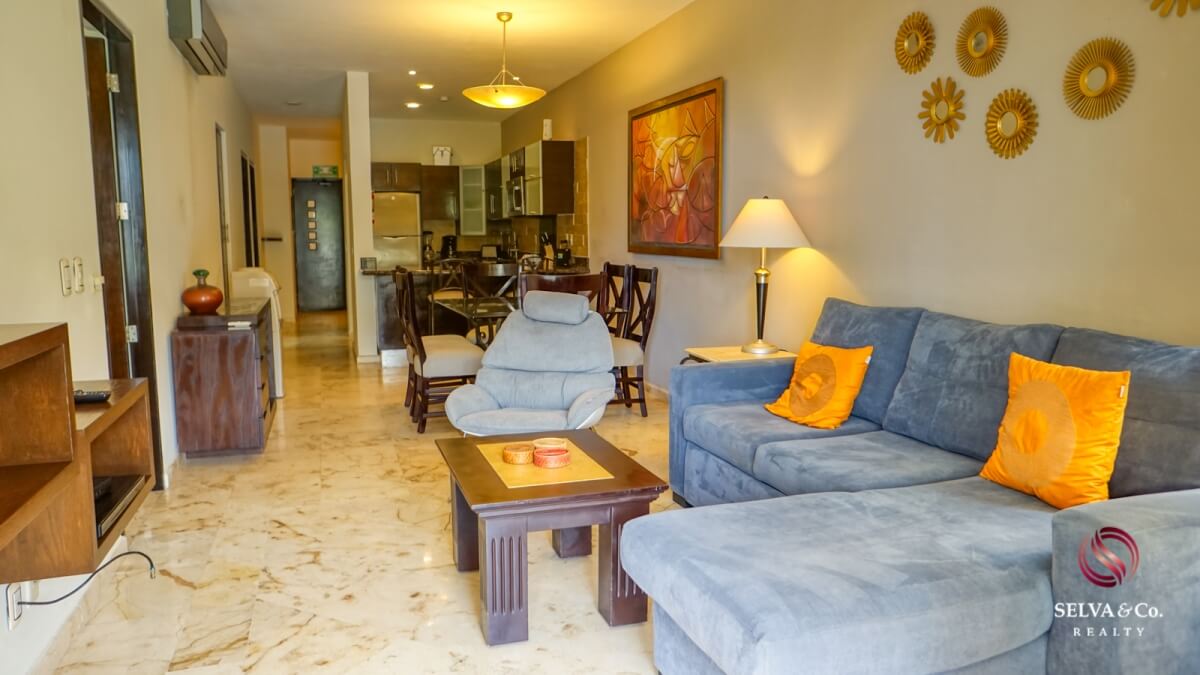 ocean front condo, private jacuzzi, in a private residential with luxury amenities, Playa del Carmen, for sale.