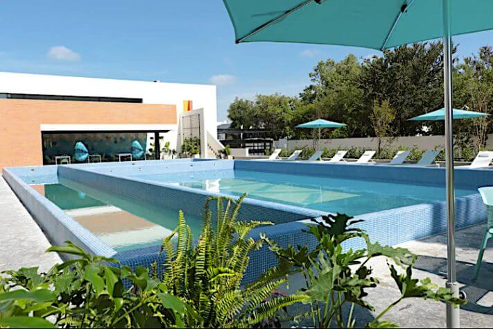 Apartment with pool,  playground for kids, swimming lane, gym, outdoor work area for sale in Zona Real, Guadalajara.