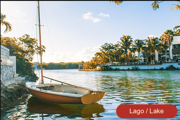 Terreno residencial 1,003 m2 frente a parque, en residencial privado con amenidades exclusivas y casa club, en venta Lagos del Sol, Cancún.