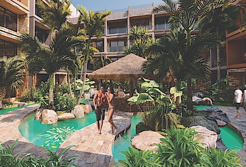 Luxury condo with innovative design, unique amenities and Cenotes