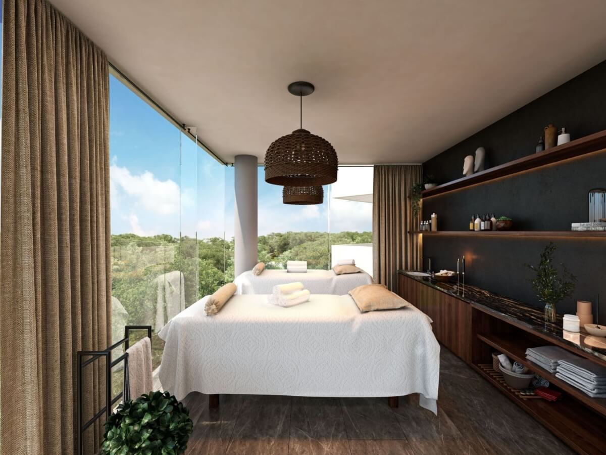 Penthouse con cenote ,amenidades de lujo y ciclopista a la playa