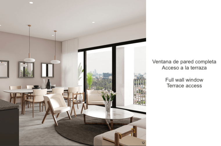Condominium 2 bedrooms + study + service room, panoramic view pool and more luxury amenities, for sale at Providencia, Guadalajara