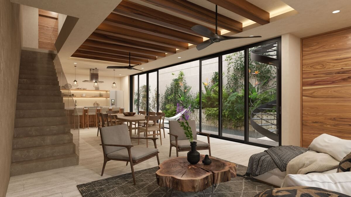 4 bedroom villa, private pool, luxury finishes, ground floor bedroom, pre-construction for sale in Aldea Zama, Tulum