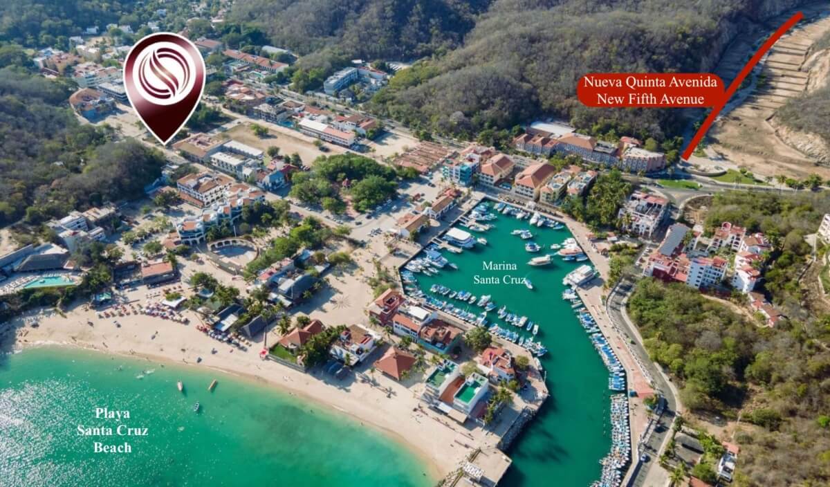 Condominium with private pool, mountain view for sale in Huatulco.