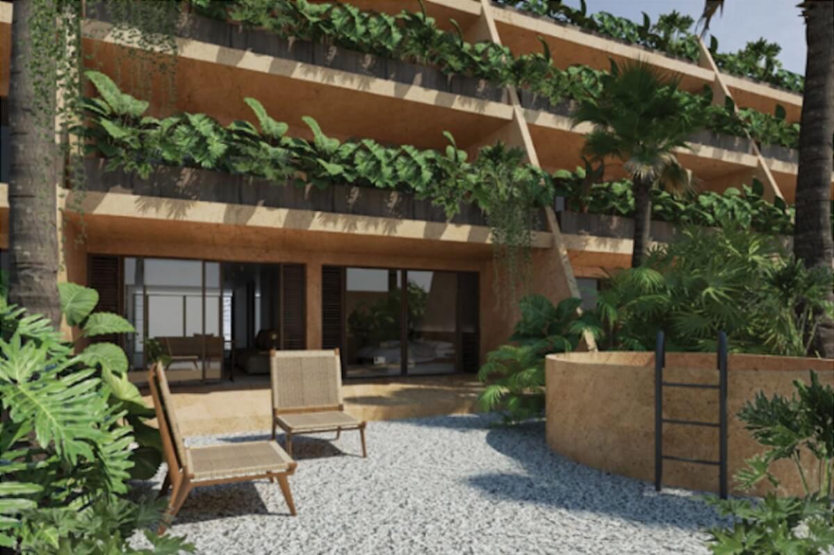 Penthouse with private pool, roof top pool and grill area, hammock zone, palapa, pet friendly, pre-construction for sale in Cozumel