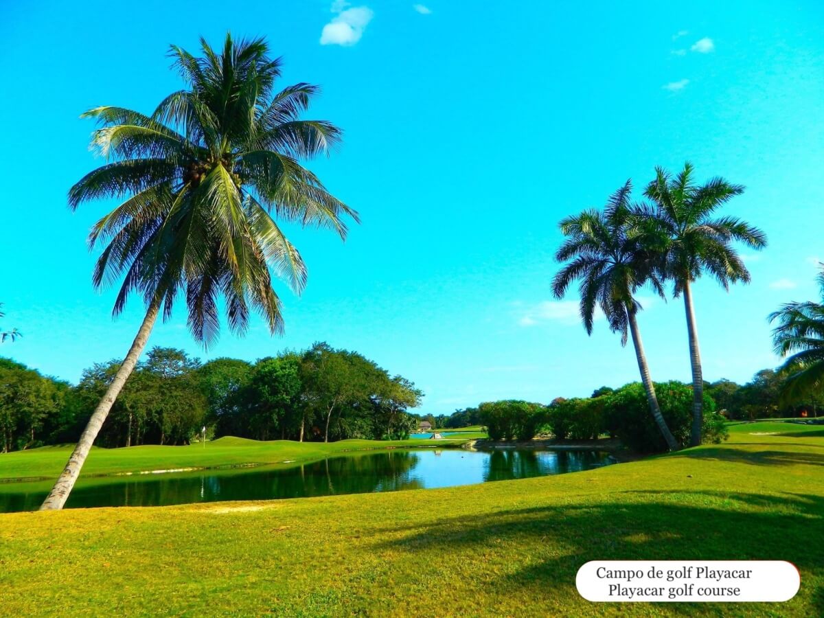 Departamento  de lujo, con vista al campo de golf, casa club, cenotes, club de playa, parques recreativos, pre-construccion venta Playa del