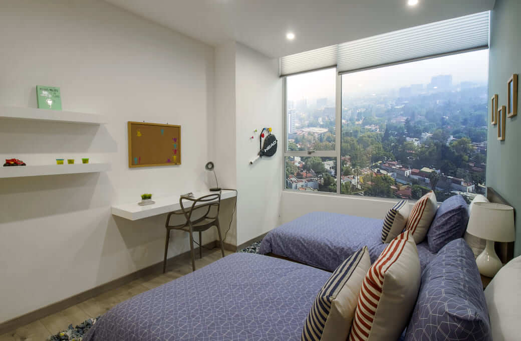 Condominium with terrace and large balcony + amenities for sale in Mexico City