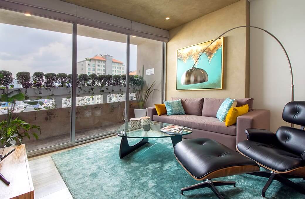 Apartment with private terrace, TV room in pre-sale Polanco.