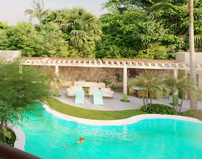 Departamento vista al mar, amenidades de hotel venta Zona Hotelera Sur Cozumel