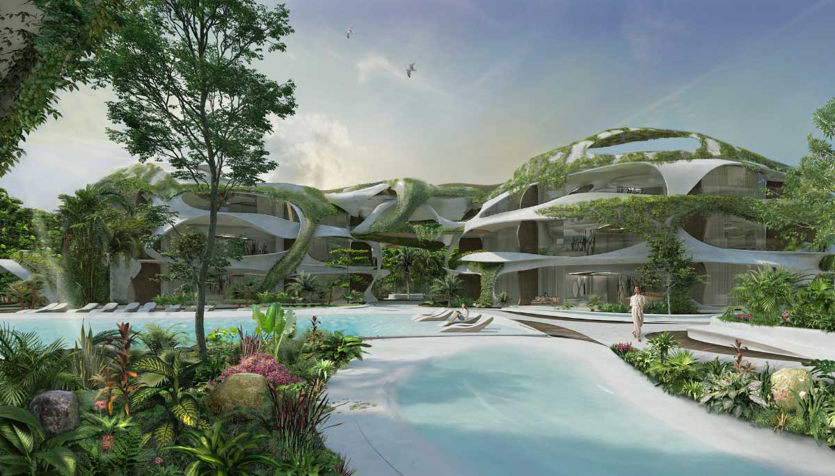 Penthouse con diseño único, plunge pool, fogata, terraza de 150 m2, 2 terrazzas, spa, restaurante, galería de arte, hotel de lujo, en venta