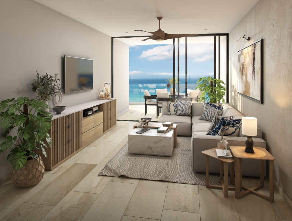 Ocean View Apartment, Common Pool, Pre-construction, Sea Boardwalk, Cozumel