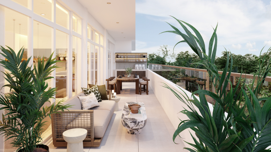 Penthouse with private Rooftop and pool, close to the beach, in pre-sale Yucatan.