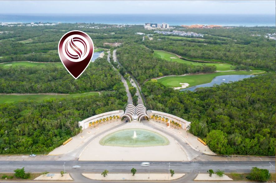 Land in Corasol, with beach club, golf course, club house, parks, orchard, concierge, spa, pet park, and more amenities for sale Playa del C