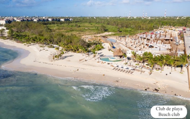 Land in Corasol, with beach club, golf course, club house, parks, orchard, concierge, spa, pet park, and more amenities for sale Playa del C