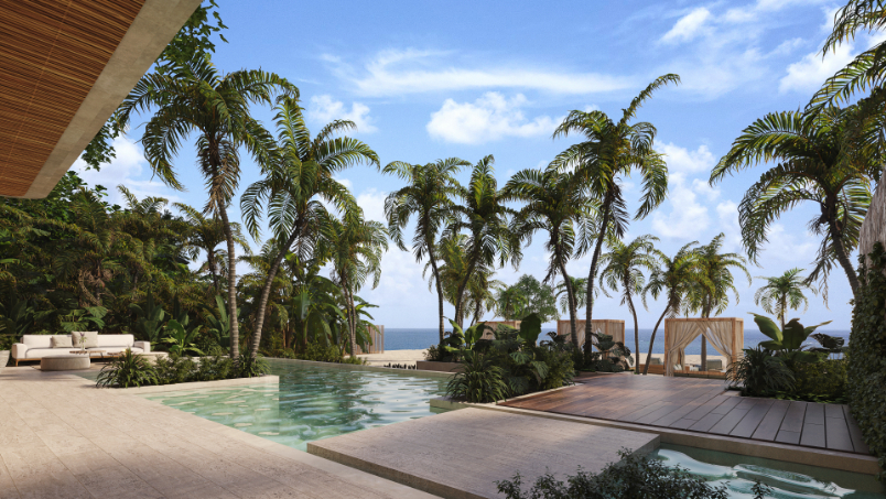Condominio con vista al mar, alberca, acceso a la playa, pet-friendly, en venta Puerto Morelos.