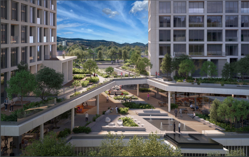 Apartment with 13,000 m2 of green areas, 30 amenities, designed by renown architect firm, in Fuentes del Pedregal, for sale Mexico City