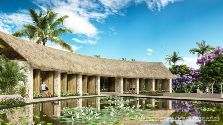 Casa, recamara principal con terraza y pergola, casa club, pre-construccion en venta Playa del Carmen.