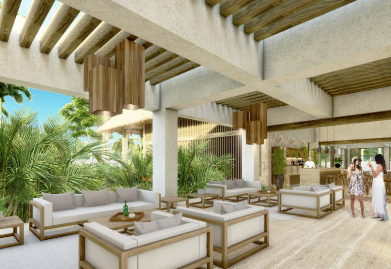 Casa con jardin y alberca privada, sala de tv, residencial de lujo con amenidades para toda la familia, en venta, Valenia, Playa del Carmen.