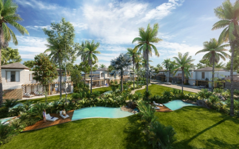 Casa con alberca privada, en residencial de lujo con campo de golf y casa club con amenidades,  Yucatan Country Club, en venta Mérida.