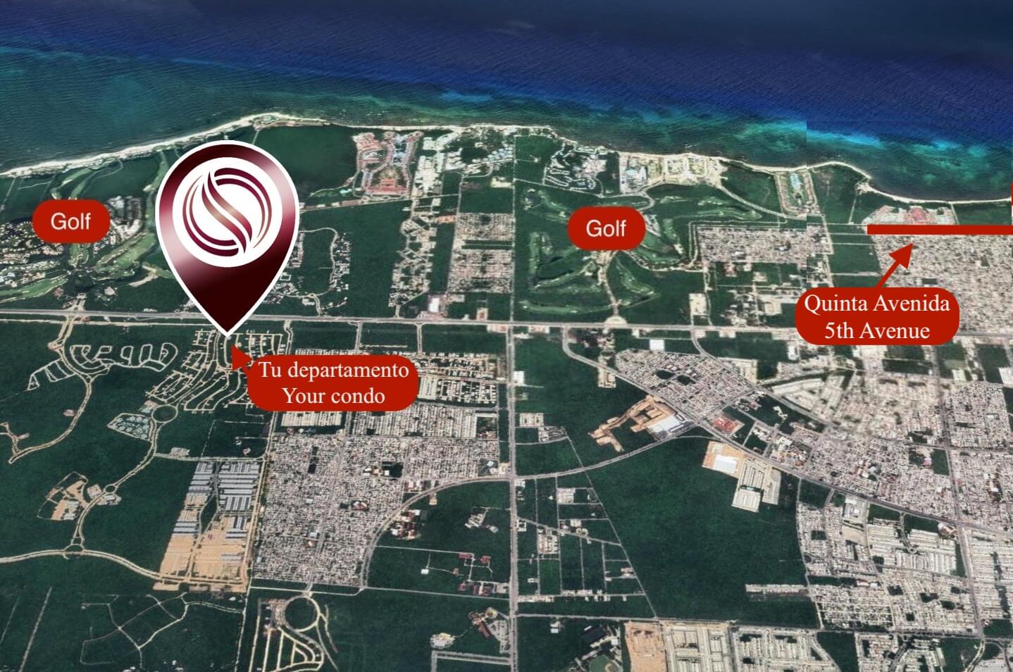Double height apartment, luxury finishes, with beach club, golf course, more than 20 amenities, for sale, Corasol, Playa del Carmen, pre-con