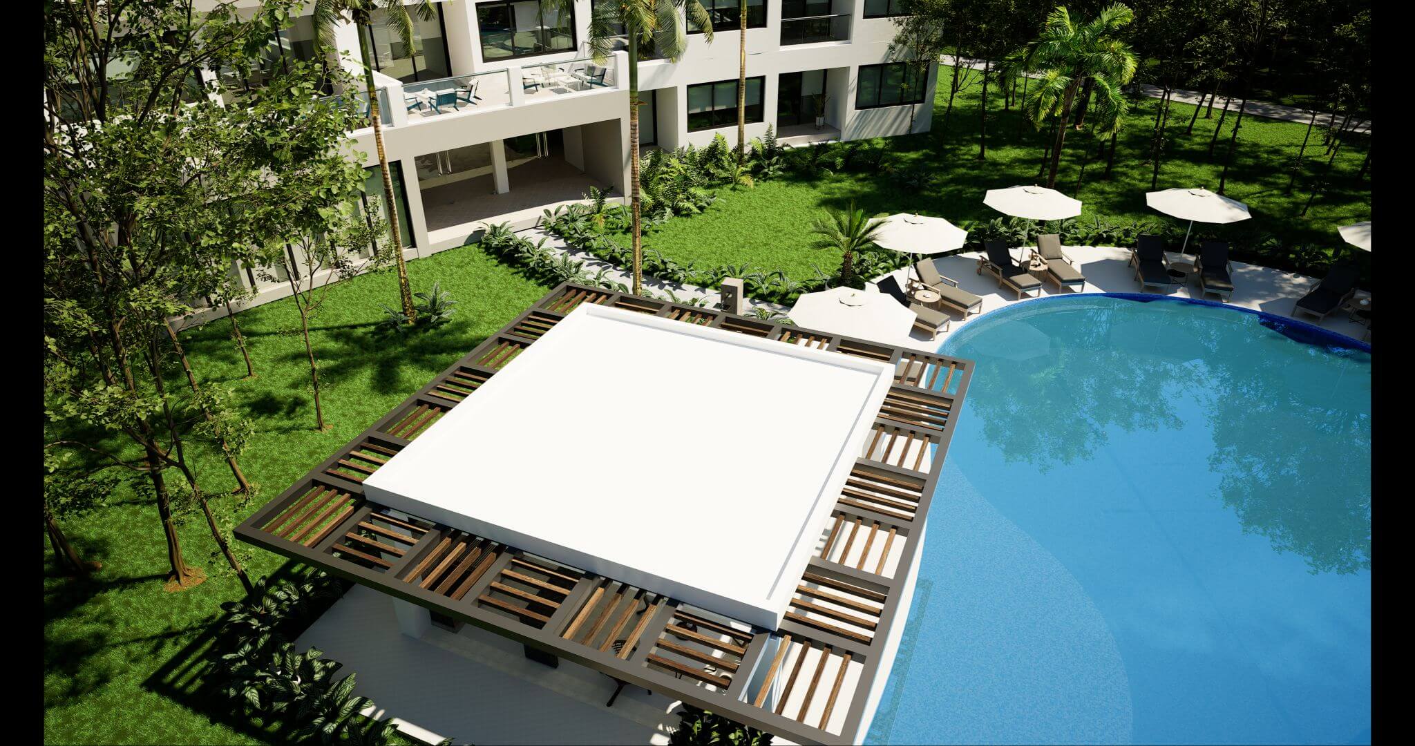 Apartment in Playacar, with 4 pools, playground for children, Pet zone, gym, clubhouse, restaurant, terrace bar, concierge and more, for sal