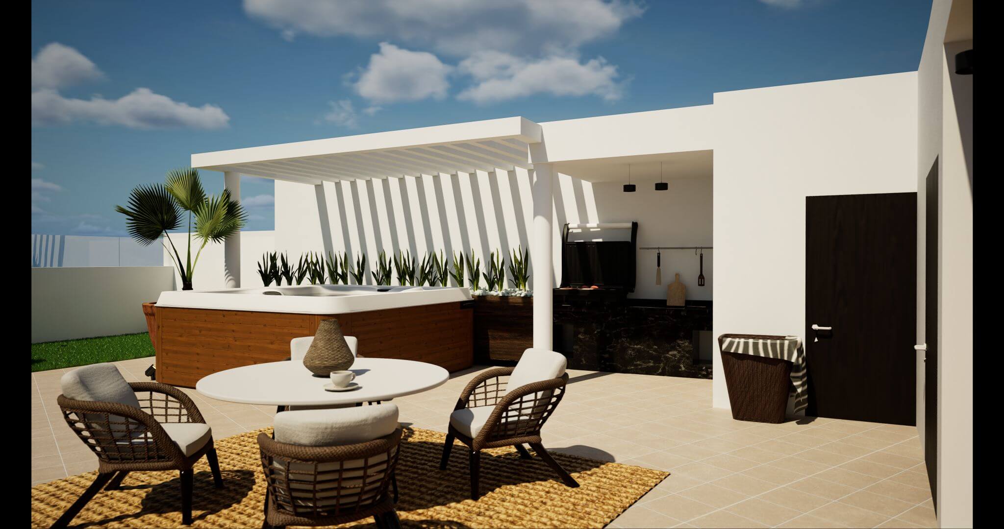 Condominio 2 recamaras + estudio, con club de playa, campo de golf, amenidades exclusivas, en venta, Corasol, Playa del Carmen, pre-construc