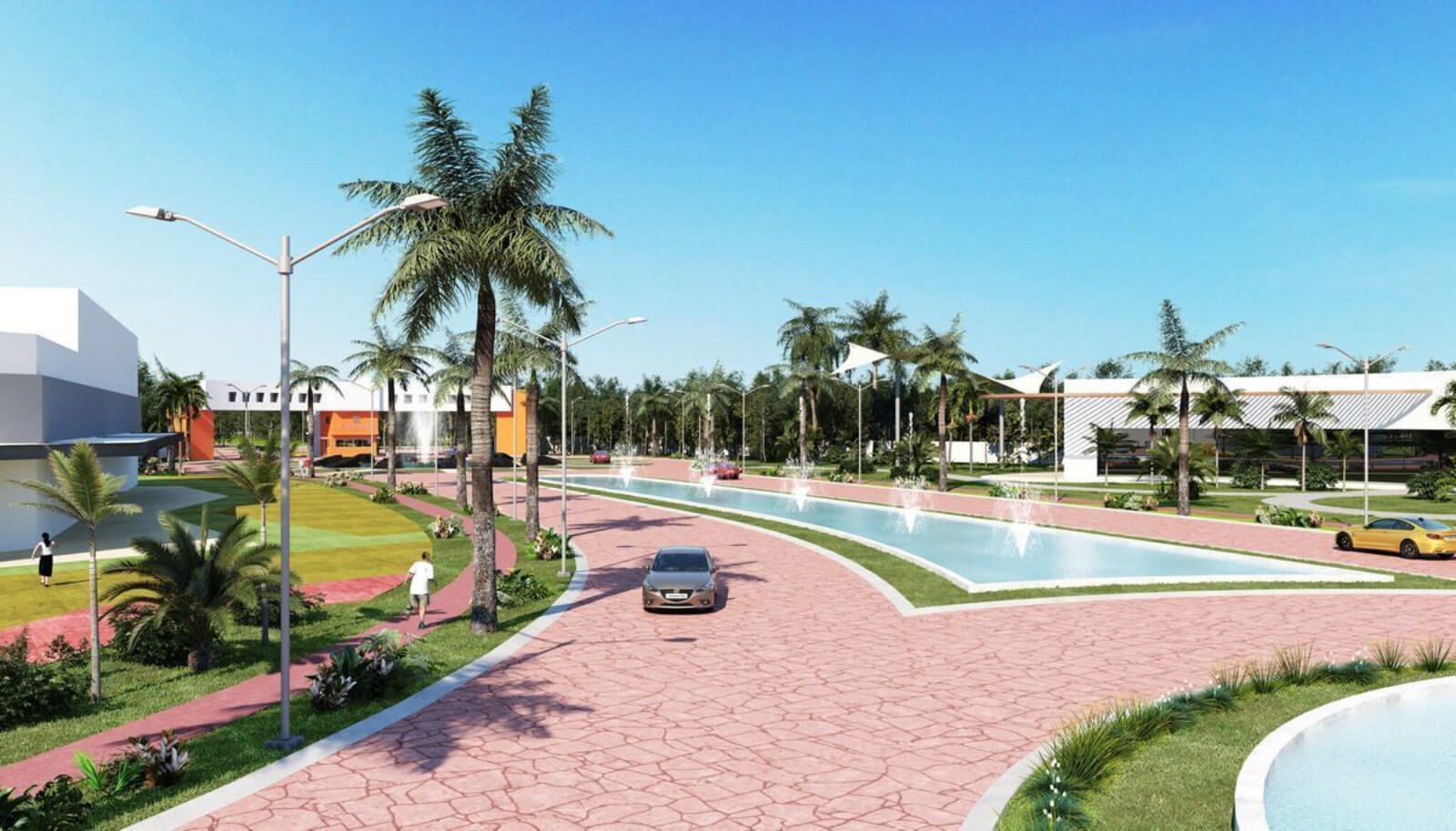 Departamento con jardín y alberca, Gimnasio, pre-construcción, venta, Cancun