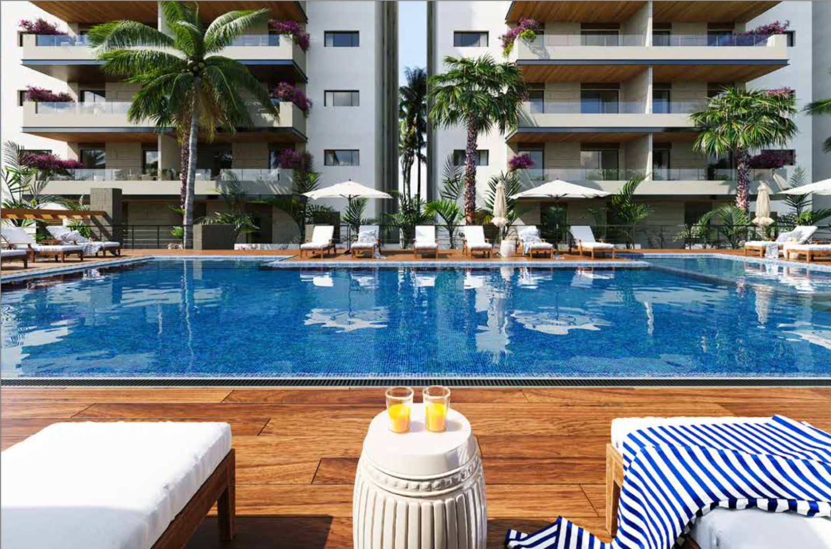 Penthouse con jacuzzi, alberca y pet-garden,  pre-construcción, venta, Cancun.