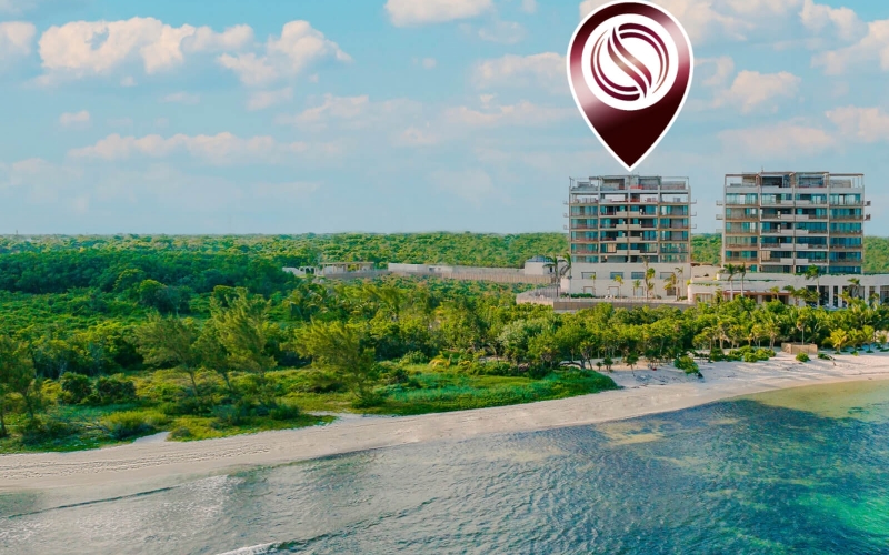 Beachfront condo with beach club, clubhouse, amenities for the whole family in luxury residential, pre-construction, for sale Corasol Playa