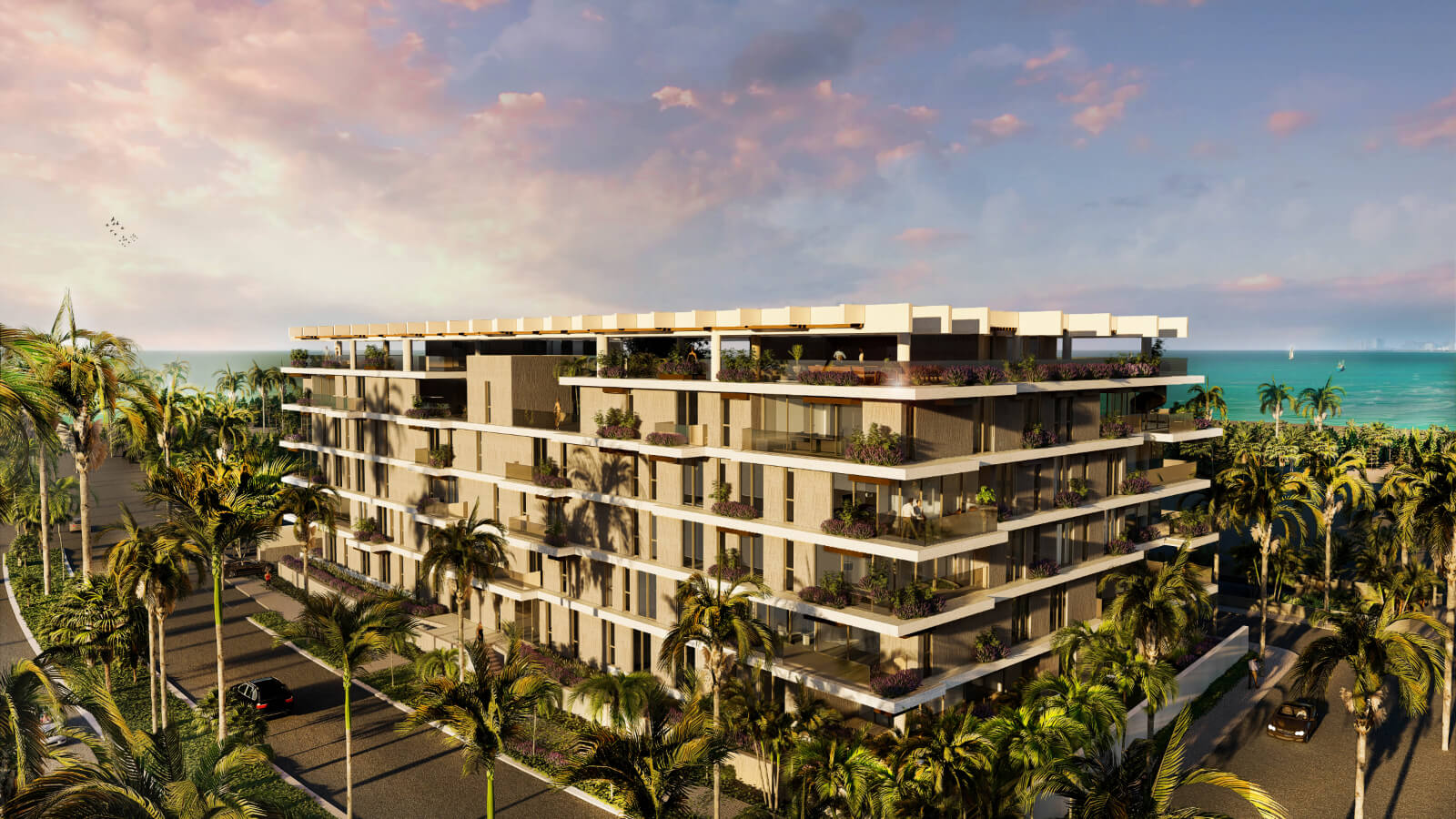 Marina front condominium with golf course views and nature reserve with luxury finishes.