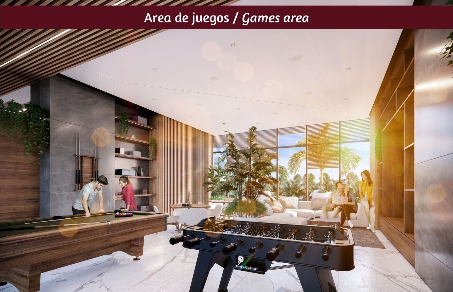 Apartment with terrace, green views pet-friendly, pool, gym, for sale Cancún