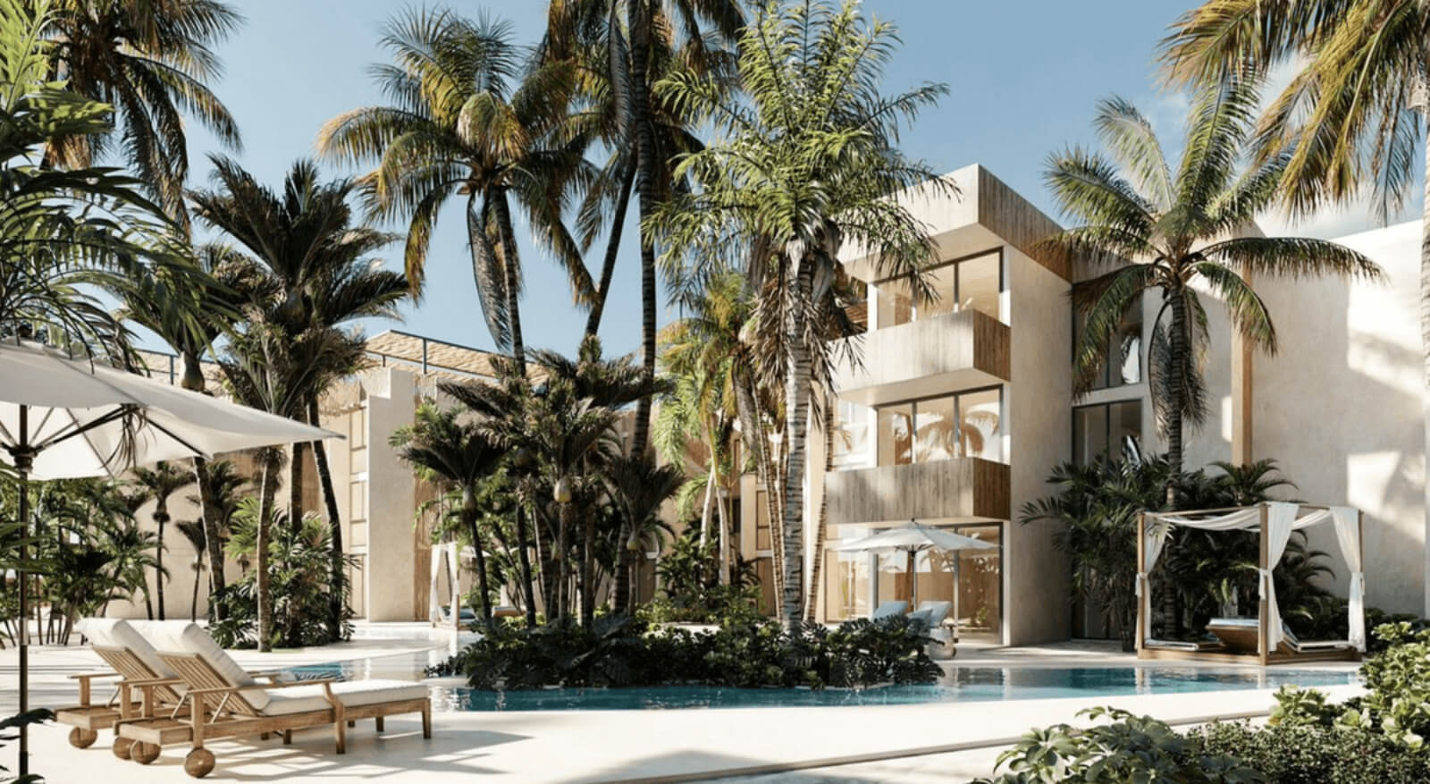 Condominio frente al mar, con alberca, gimnasio, Bar y terraza, venta Yucatan.