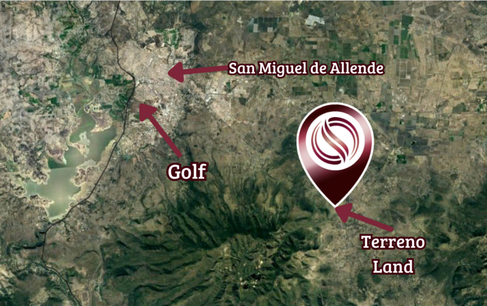 2,588 m2 lot in luxury community with amenities, for sale San Miguel de Allende.