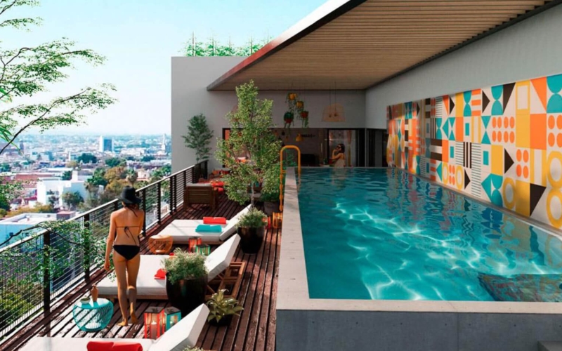 Condo with rooftop pool, coworking, pet friendly, cross fit, Providencia sale