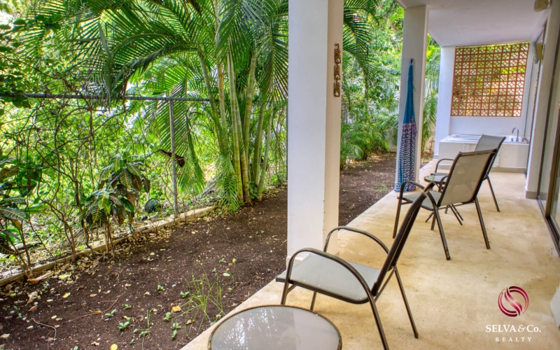 Departamento con jacuzzi y jardin, cuarto de TV venta Selvamar Playa del carmen