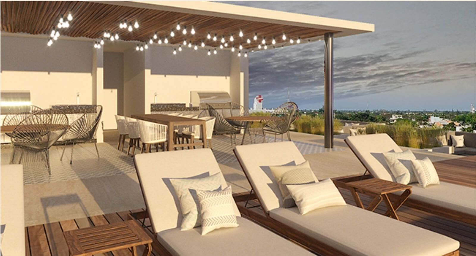 Penthouse con alberca en campo de golf, asador, gimnasio interior-exterior, acceso a club de playa, en  Cozumel Country Club Zona Hotelera N