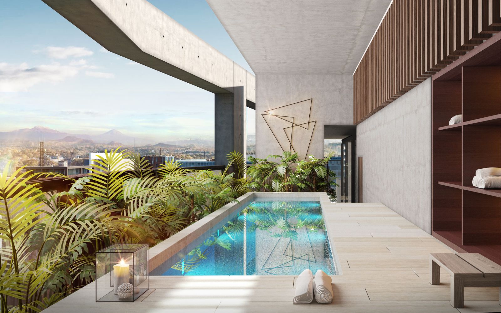 337 m2 penthouse, pool, jacuzzi, spa, pet friendly, for sale Interlomas.