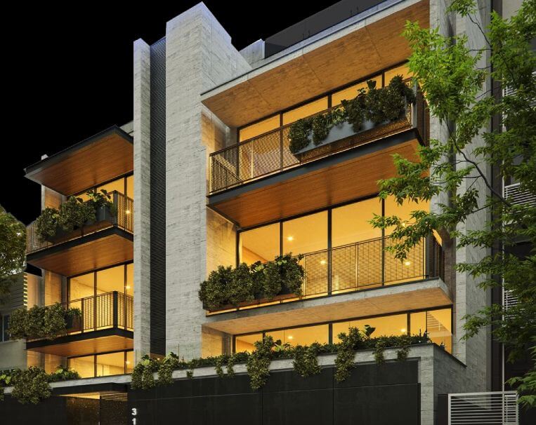 Condominium with 5 parking spaces, 11 m2 terrace, swimming lane, gym, playground, green areas, pre-construction, for sale in Santa Fe, Mexic