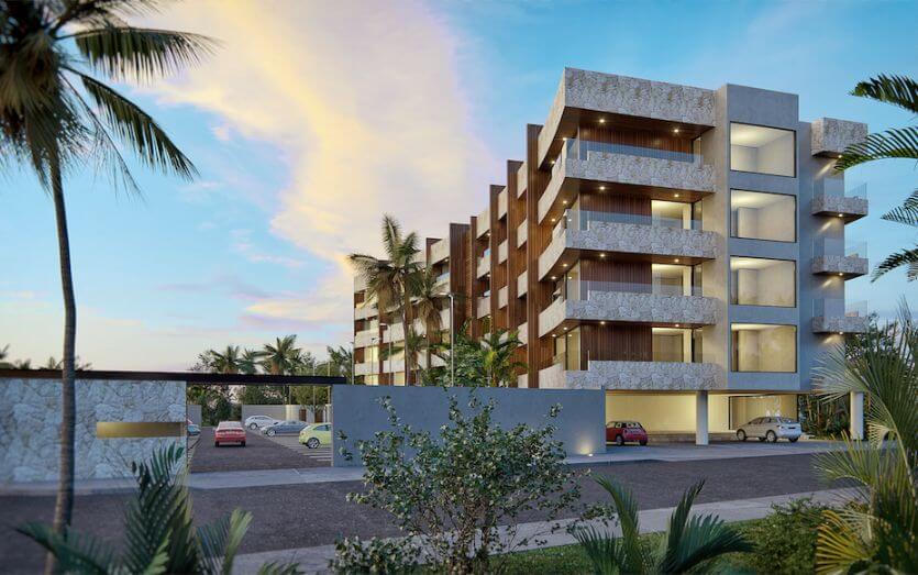 Condo with ocean view rooftop and pool, pre-construction for sale Cozumel