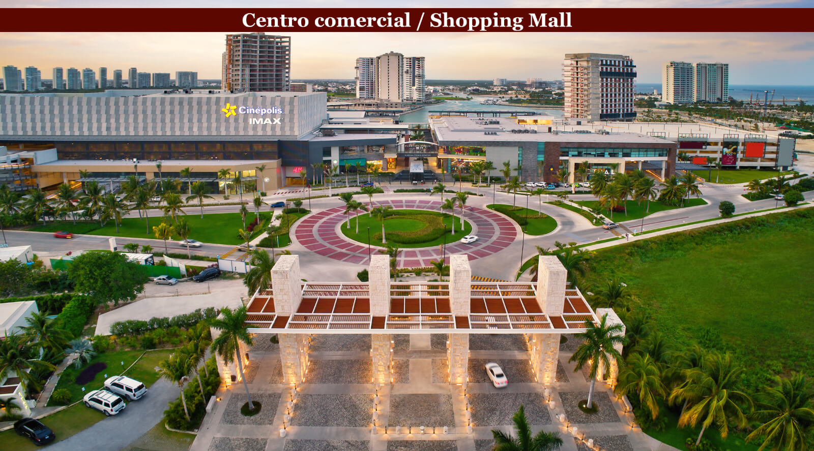 Departamento con Spa, restaurante, sky lounge, cine, concierge, area de perros y mas en venta Cancun, preconstruccion.