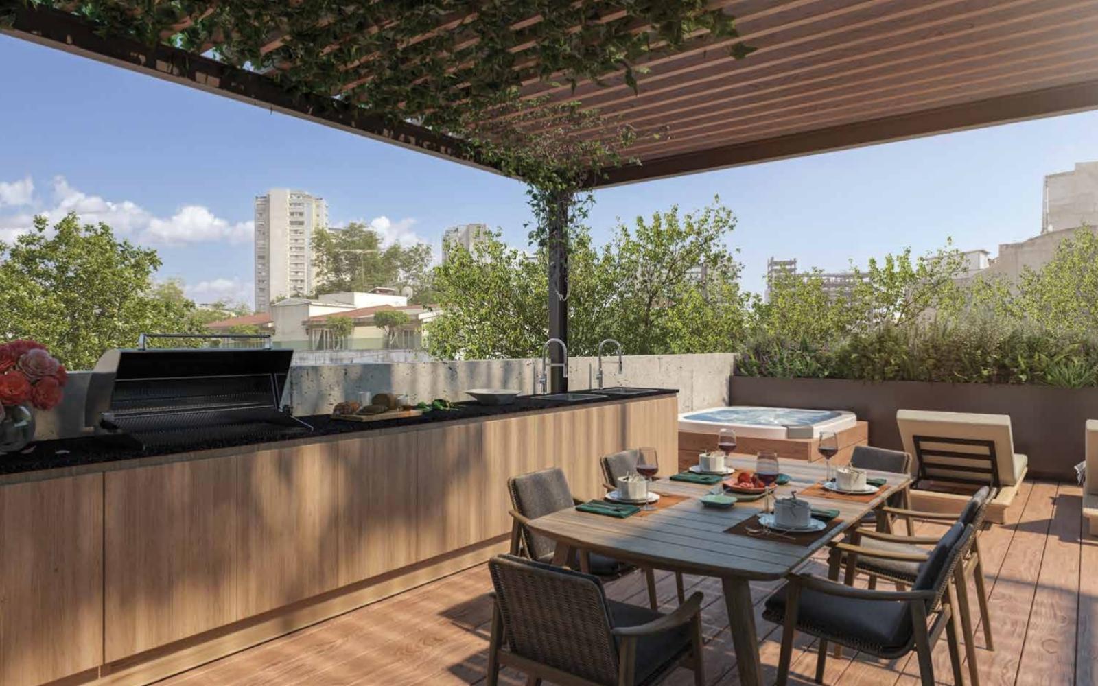 Spacious condominium with garden, in exclusive area, for sale Polanco
