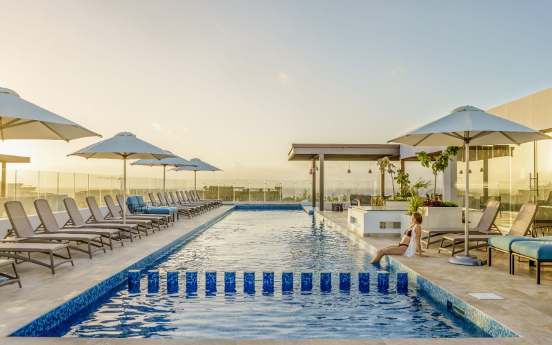 Apartment 400 meters from the beach, ocean view pool Playa del Carmen