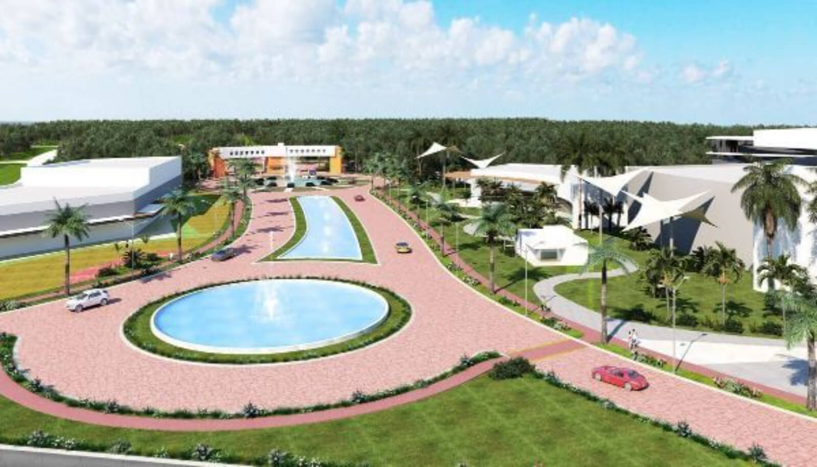 Apartment with a 25 m2 terrace, family pool and adult pool, dog area, gym, spa, and more, in pre-construction, for sale Cancun.