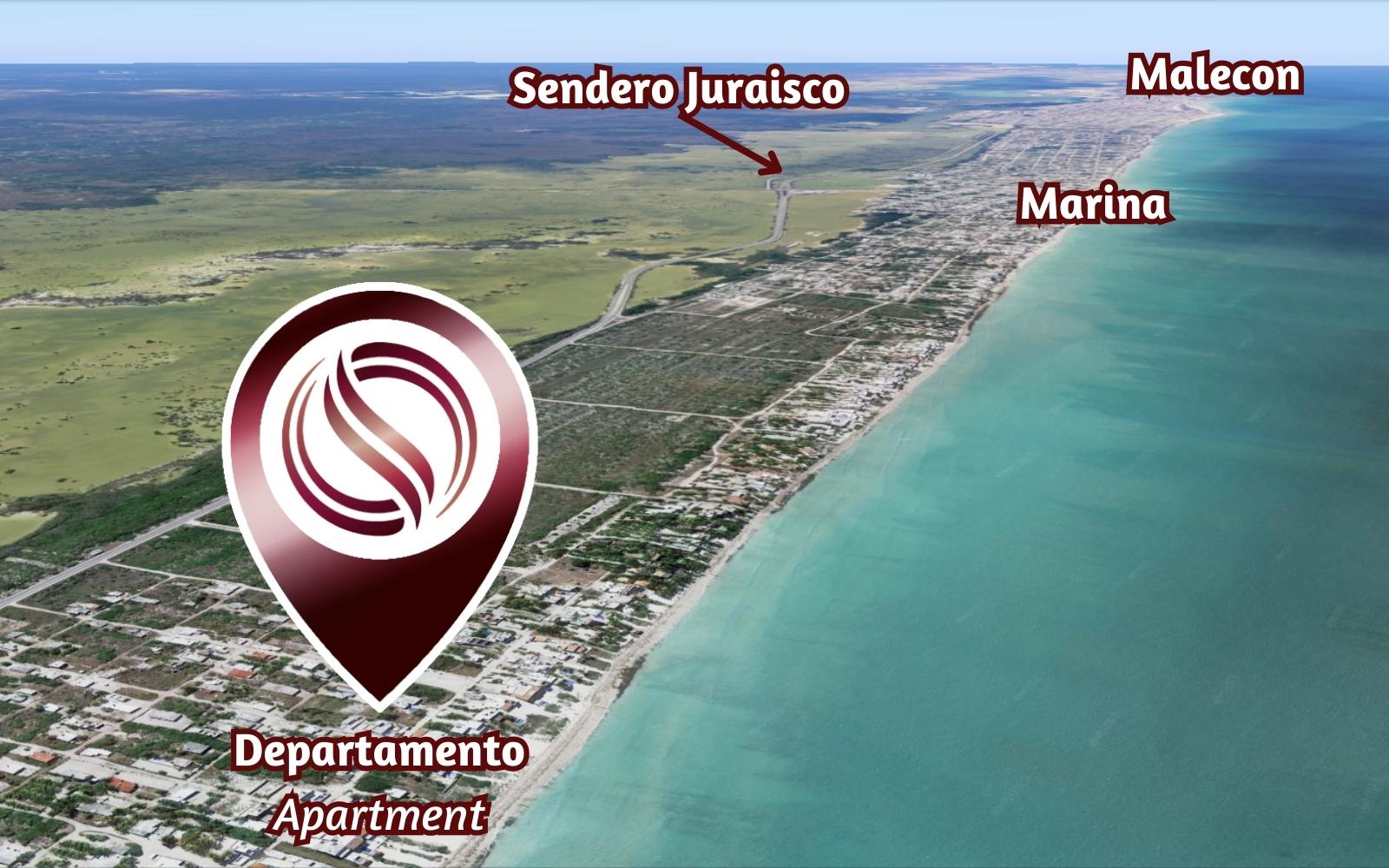 Condominium with access to the beach and beach club, green areas and amenities, pre-construction for sale Chicxulub Yucatan