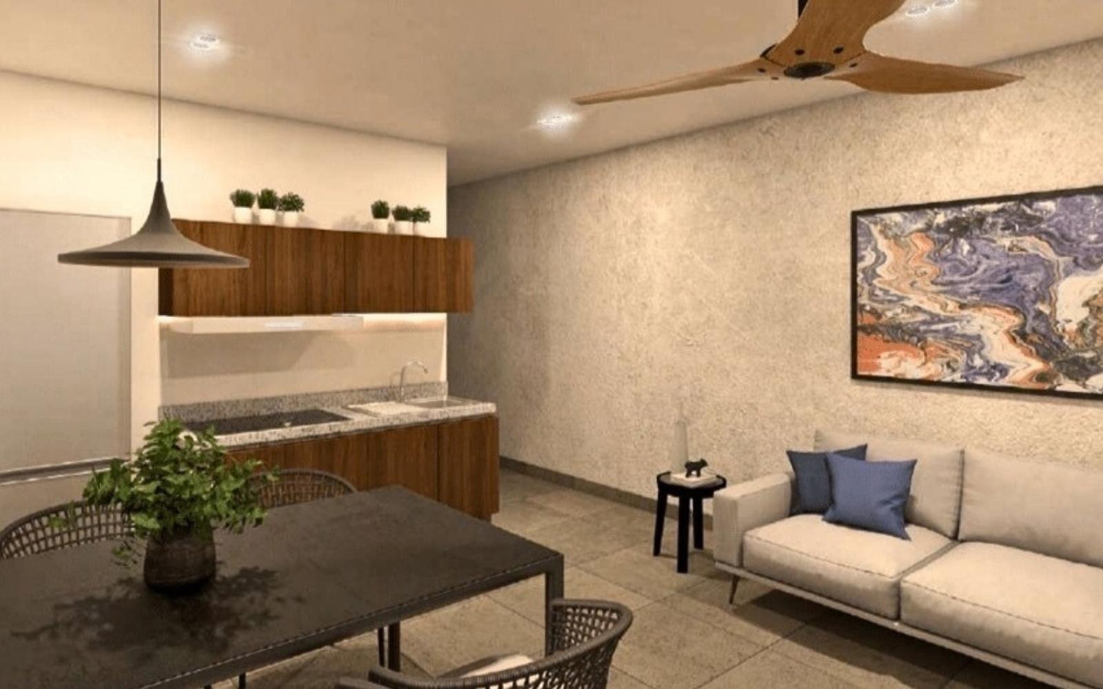 Condominium with private pool, double balcony, pet area, cigar lounge, coworking gym and more for sale Merida Norte