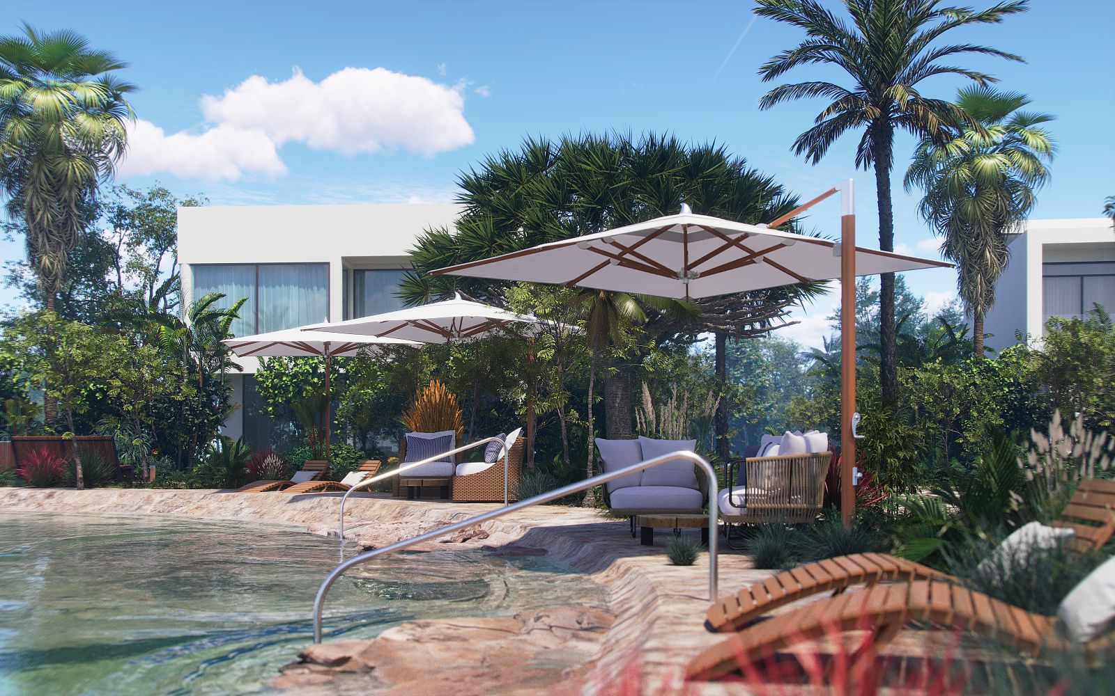 Lote de 703 m2, en residencial con cenote, en venta, Selvamar,  Playa del Carmen.