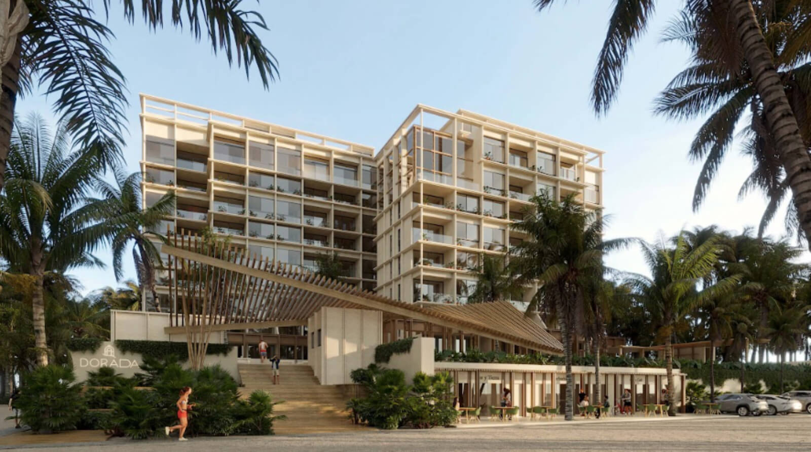 Apartamento con club de playa, acceso al mar, areas verdes y amenidades, pre-construccion en venta Chicxulub Yucatan